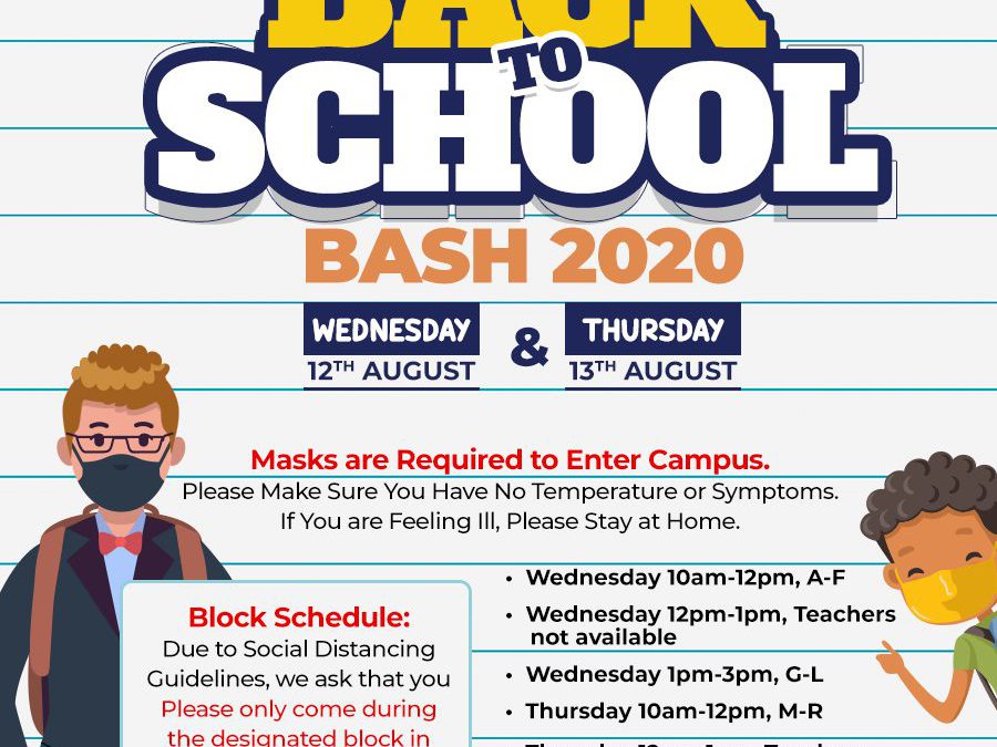 Back to School Bash 2020-2021
